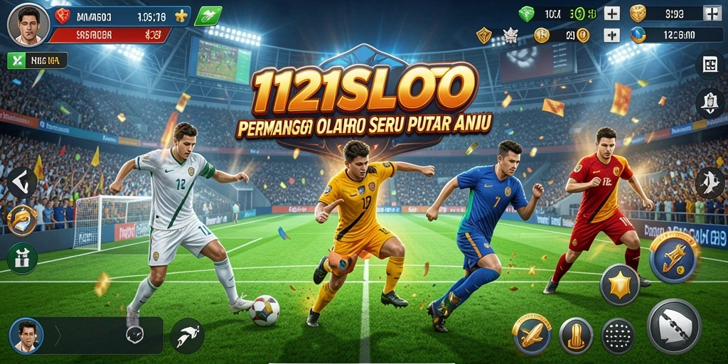 Tampilan utama gameplay 1121SLOT yang menarik dan penuh aksi.