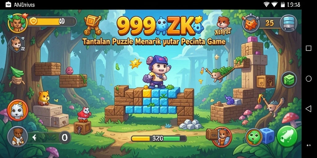Gameplay Puzzle mendorong kreativitas dan strategi dalam menyelesaikan teka-teki.