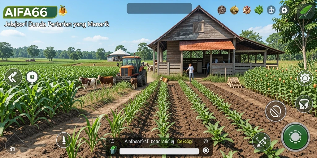 Gameplay menarik AIFA66 dengan berbagai fitur pertanian.