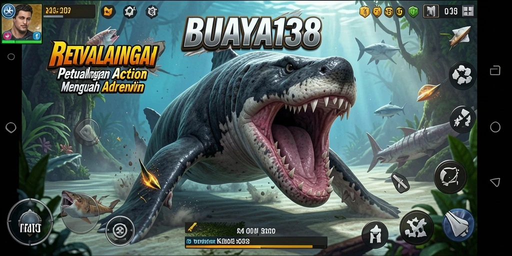 Tampilan gameplay seru dan menantang di BUAYA138.