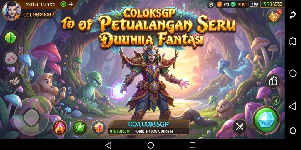 Tampilan permainan COLOKSGP yang menampilkan petualangan yang mendebarkan.