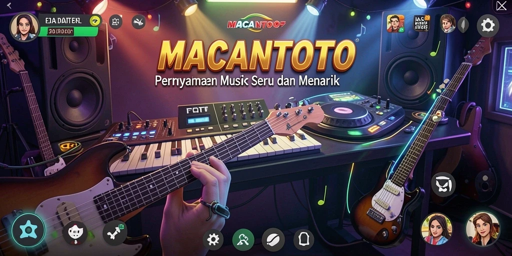 Tampilan menarik dari gameplay <strong>MACANTOTO</strong> dengan interaksi musik yang seru.