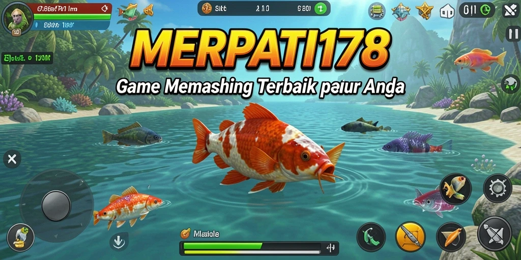 Tampilan gameplay yang menarik di MERPATI178 dengan aksi memancing seru.