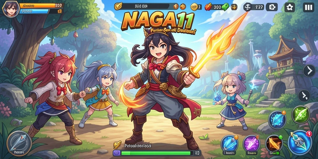 Tampilan gameplay NAGA11 yang menarik dan penuh aksi.