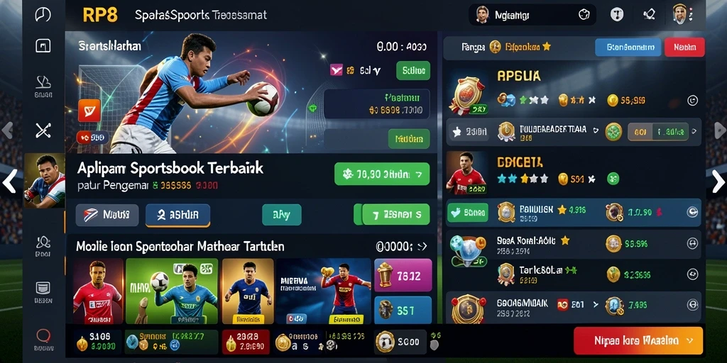 Tampilan screenshot gameplay Sportsbook yang menarik dan interaktif.