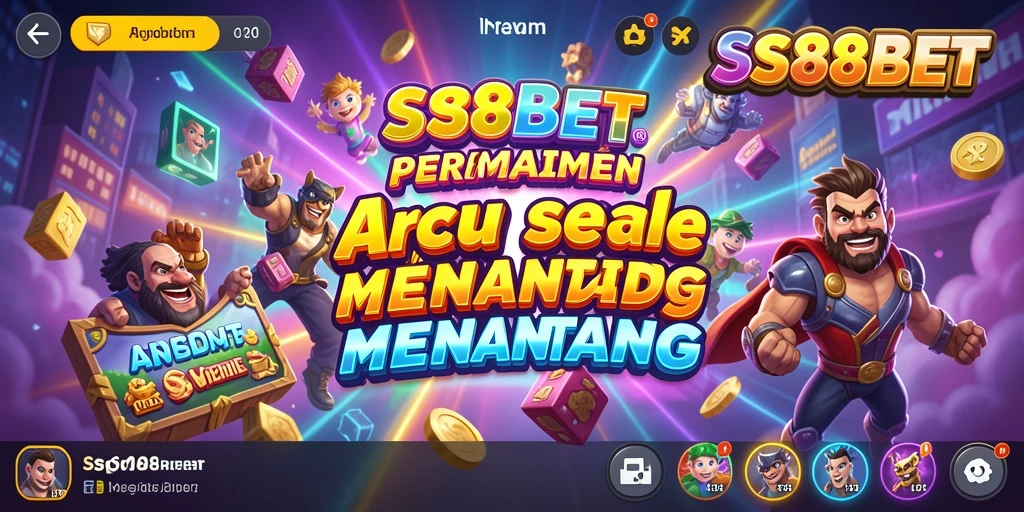 Screenshot gameplay SS88BET menampilkan aksi seru dalam permainan Arcade.