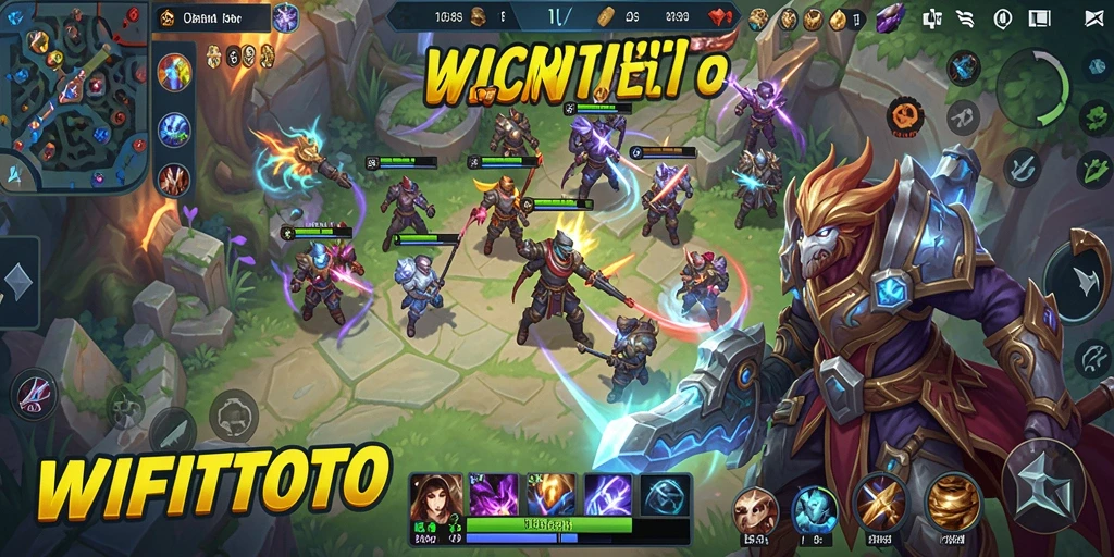 Tampilan gameplay seru dan penuh aksi di WIFITOTO.